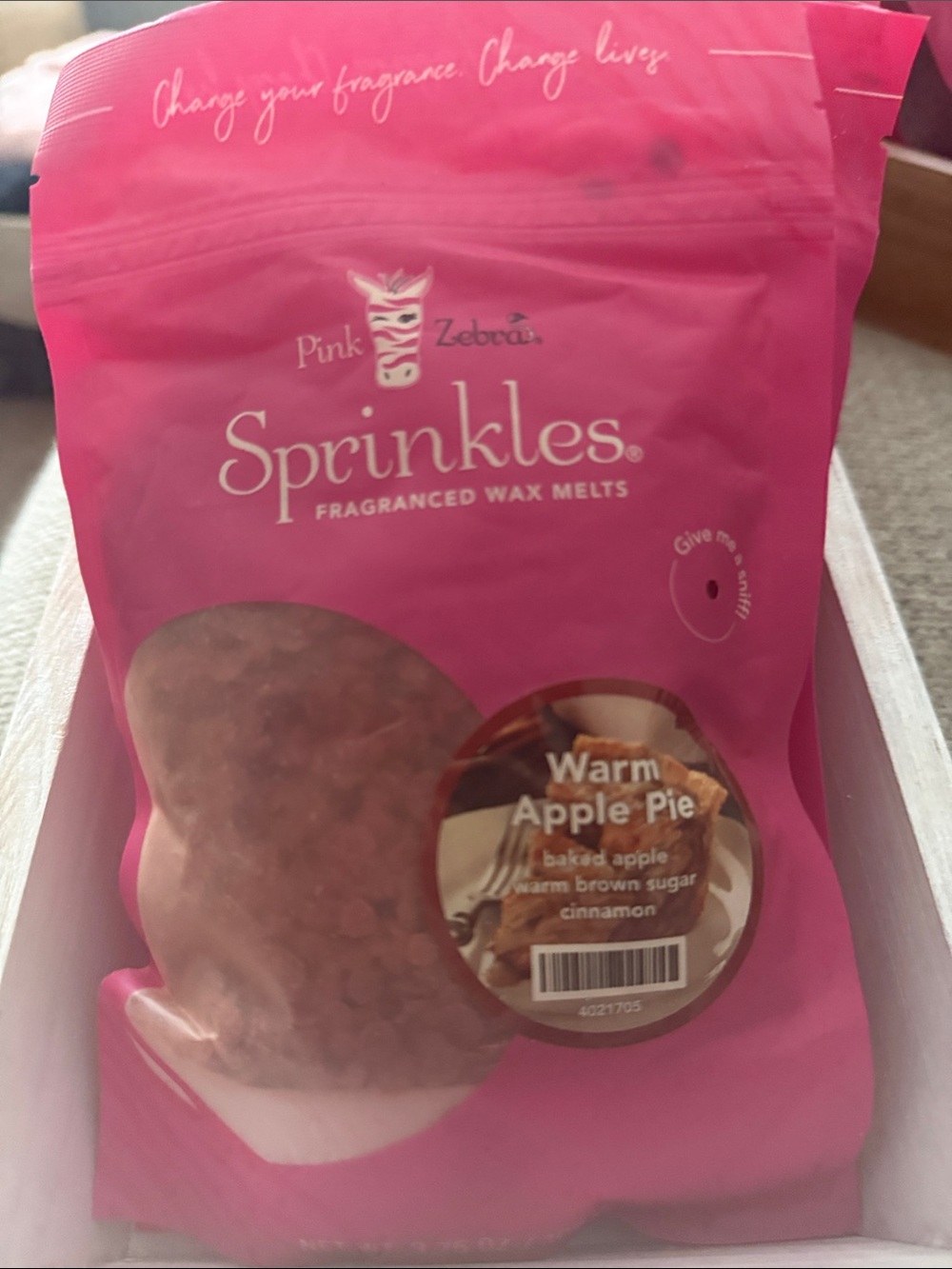 Pink Zebra Pink Sprinkles Wax Melts - Warm Apple Pie